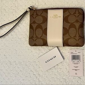 Coach Strap Wristlet Wallet